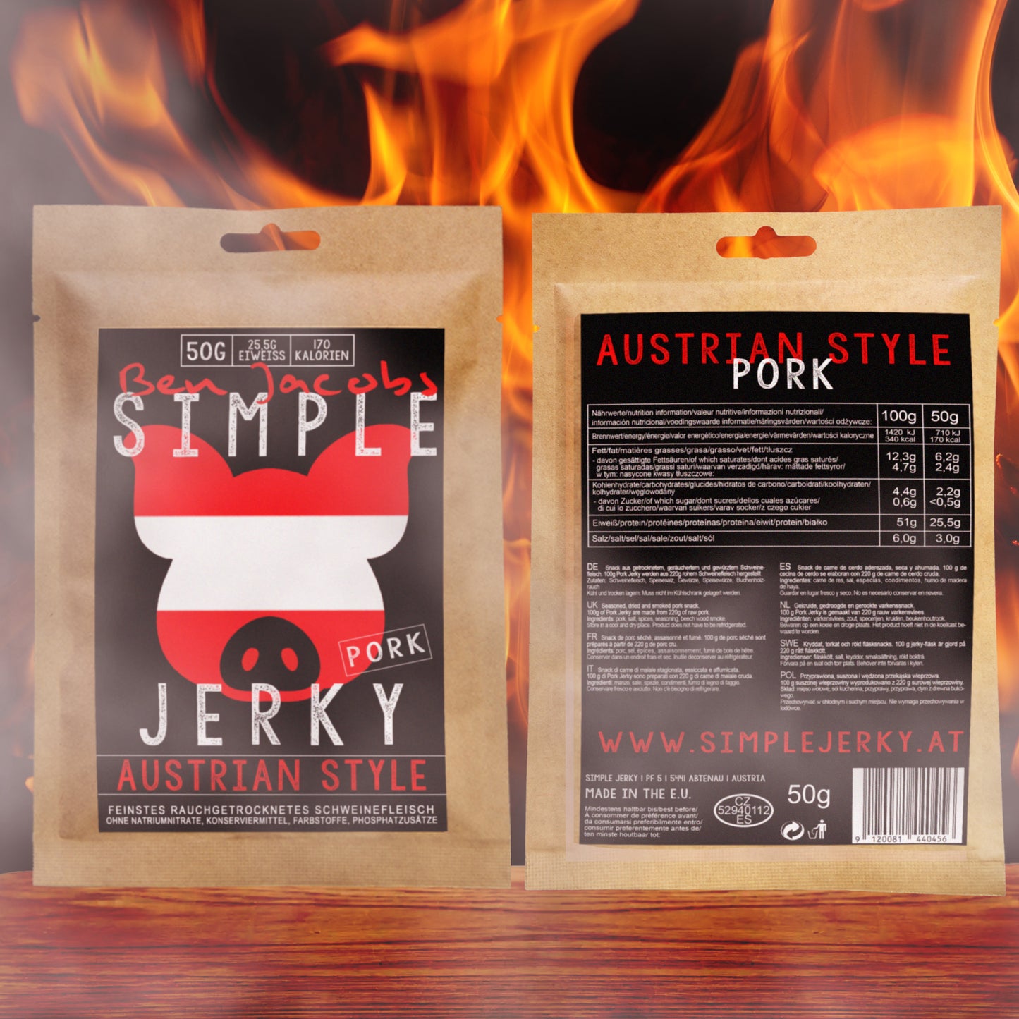 Carne seca de cerdo - Estilo austriaco