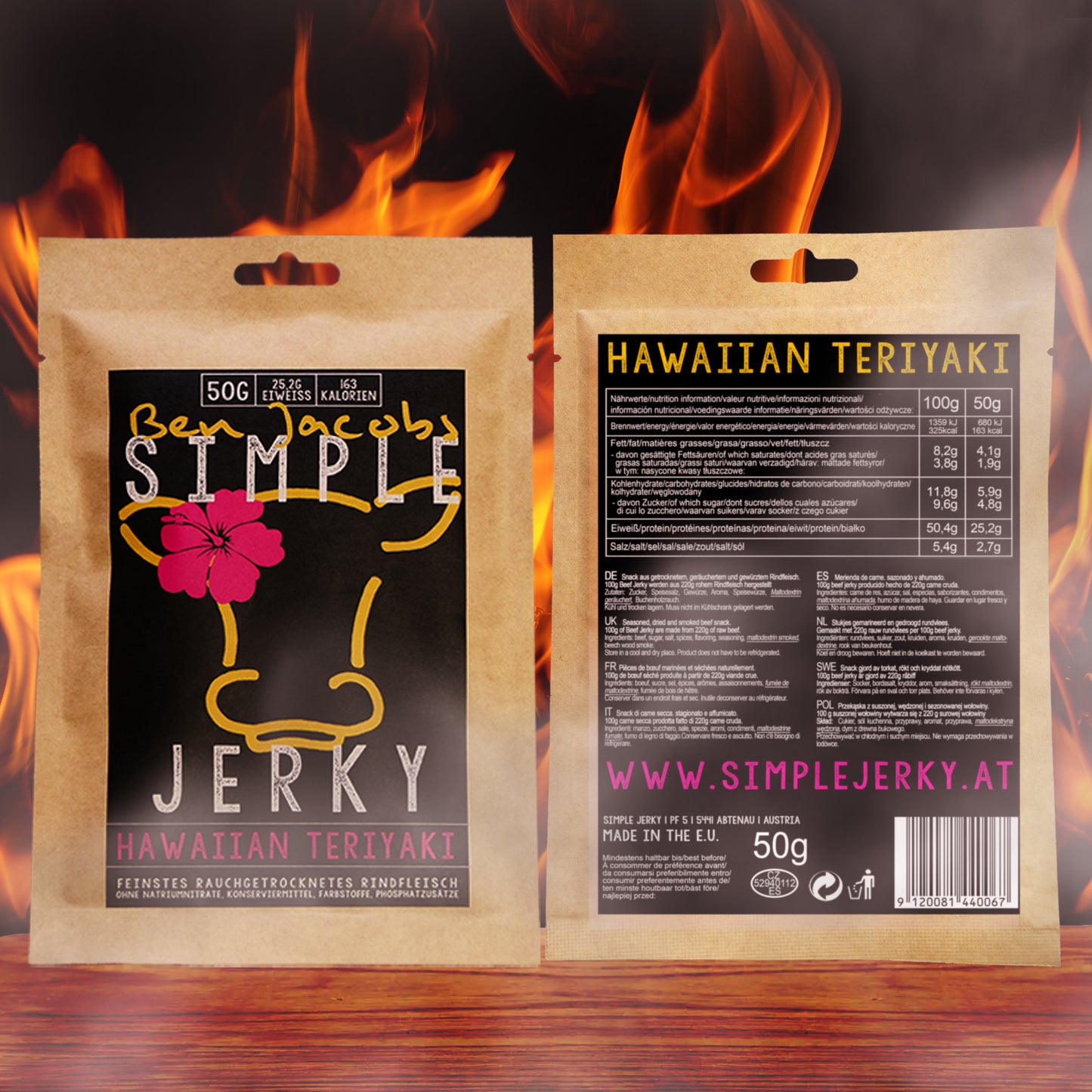 Carne seca de res - Teriyaki hawaiano